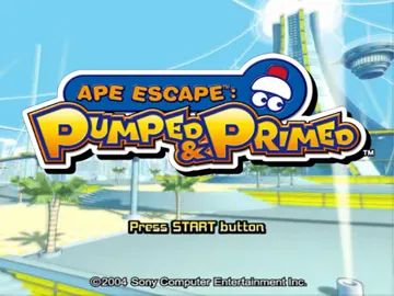 Ape Escape - Pumped & Primed screen shot title